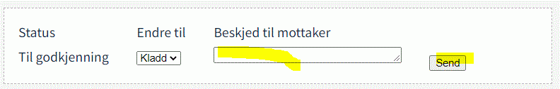 Send til godkjenning