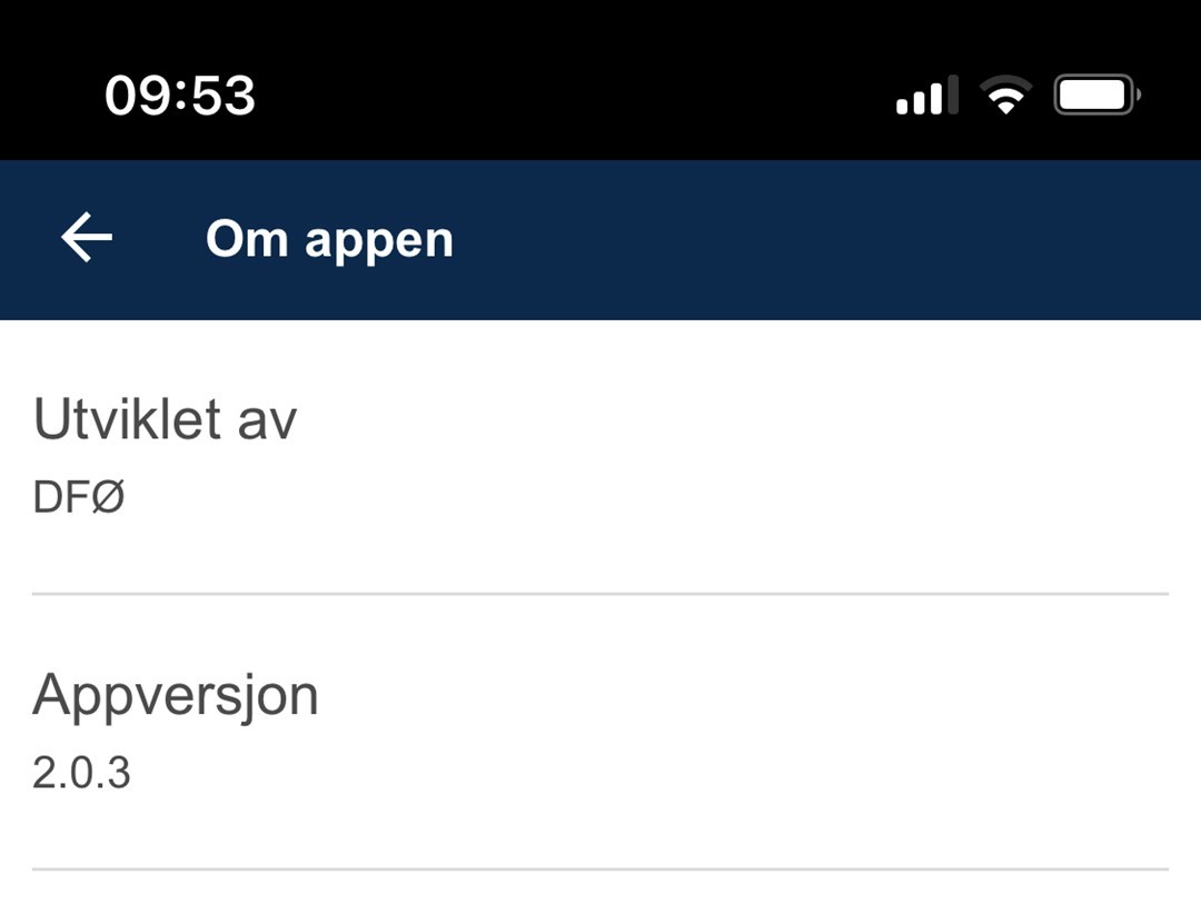 Appversjon 2.0.3