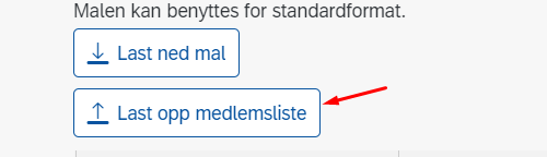 Bildet viser last opp medlemsliste
