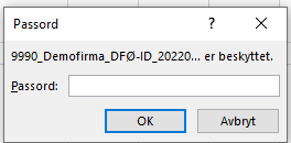 Bildet viser skriv passord