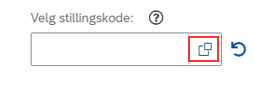 Bildet viser velg stillingskode