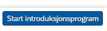 Skjermbilde av knappen "Start introduksjonsprogram" i DFØ HR