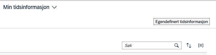 Min tidsinformasjon med markering for Egendefinert tidsinformasjon